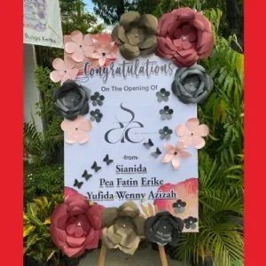 Bunga Papan Kertas Bintang Florist Sidoarjo