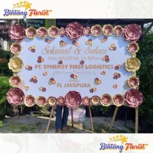 Bunga Papan Kertas Bintang Florist Sidoarjo