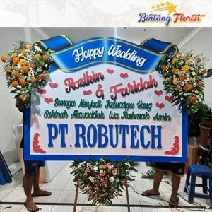 Bunga Papan Wedding Bintang Florist Mojokerto