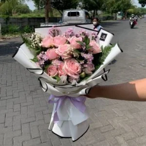 Hand Buket BUnga Bintang Florist Bekasi