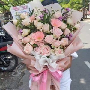 Hand Buket Bunga Bintang Florist Mojokerto