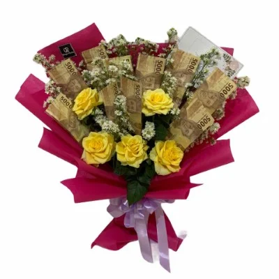 Hand Buket Bunga Bintang Florist Sidoarjo