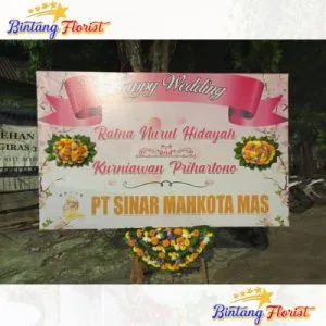 Bunga Papan Wedding Bintang Florist