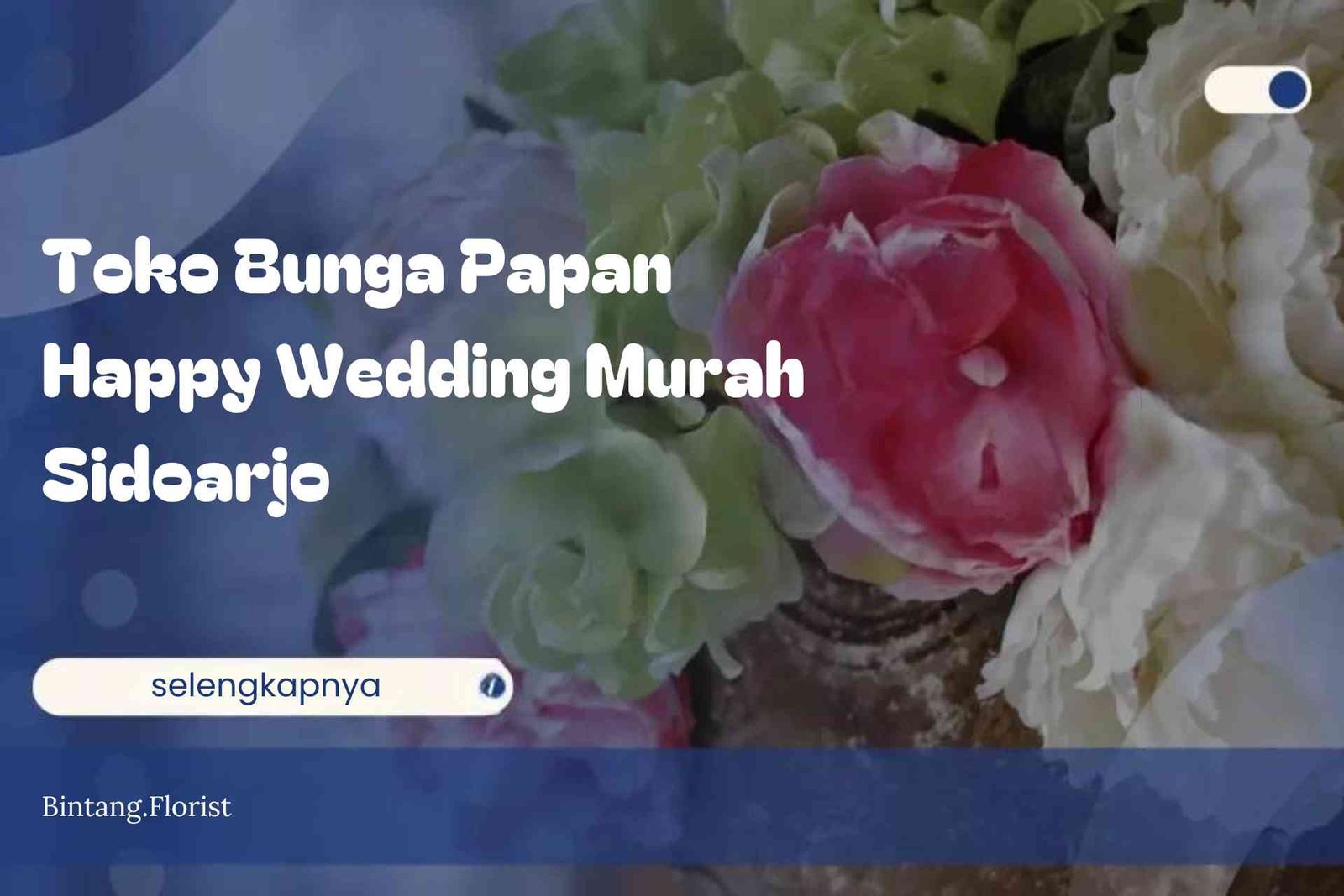 Toko Bunga Papan Happy Wedding Murah Sidoarjo