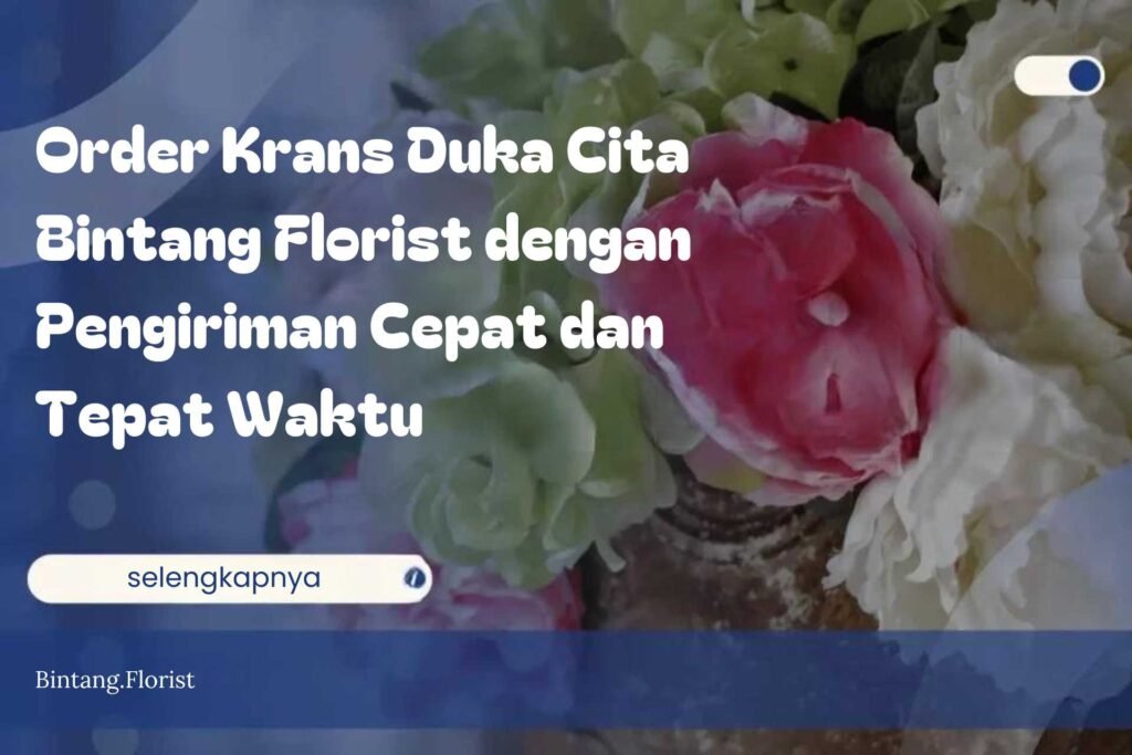 Order Krans Duka Cita Bintang Florist dengan Pengiriman Cepat dan Tepat Waktu